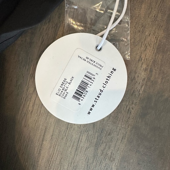 Staud Elio Dress in Black - Picture 6 of 16